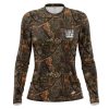 Leaves Camo Women’s Long Sleeves