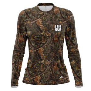 Leaves Camo Women’s Long Sleeves