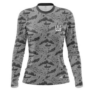Fishing Print Women’s Long Sleeves