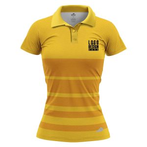 Horizontal Stripes Women’s Polo Shirts