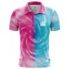 Spiral Tie Dye Men’s Polo Shirts