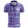 Groovy Tie Dye Men’s Polo Shirts