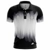 Brushed Center White Men’s Polo Shirts
