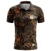 Leaves Camo Men’s Polo Shirts