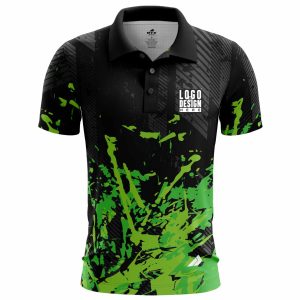 Radioactive Splash Men’s Polo Shirts