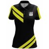 Angular Stripes Women’s Polo Shirts