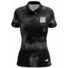 Washed Tie Dye Women’s Polo Shirts