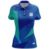 Fractured Glass Women’s Polo Shirts