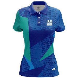 Fractured Glass Women’s Polo Shirts