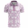 Solid Tie Dye Men’s Polo Shirts