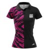 Mirrored Tie Dye Women’s Polo Shirts