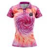 Spiral Tie Dye Women’s Polo Shirts