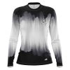 Brushed Center White Women’s Long Sleeve