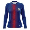 Vertical Blurred Stripe Women’s Long Sleeves