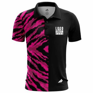 Mirrored Tie Dye Men’s Polo Shirts