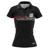 Zebra Chest Line Women’s Polo Shirts