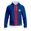 Vertical Blurred Stripe Men’s Hoodie