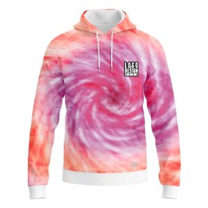 Spiral Tie Dye Men’s Hoodie