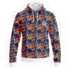Floral Print Men’s Hoodie