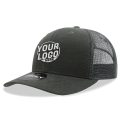 6021 Classic Trucker 6 Panel Mid Profile Structured Cotton / Poly Snap Back Trucker Moss Hat 00274