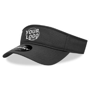 962 Polo Sun 3 Panel Mid Profile Structured Curve Black Visor 00598