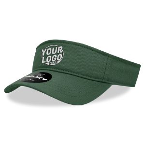 962 Polo Sun 3 Panel Mid Profile Structured Curve Forest Visor 00602