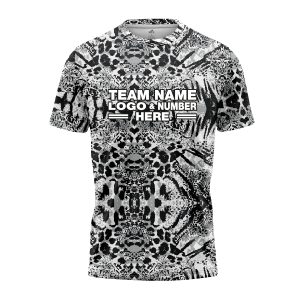Custom Fully Monochrome Animal Print Performance Jersey 899