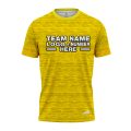 Custom Fully Sublimated  Camo Pattern Yellow Performance Jersey 1102