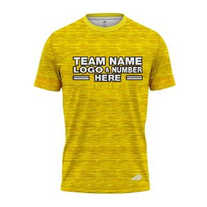 Custom Fully Sublimated  Camo Pattern Yellow Performance Jersey 1102