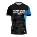 Custom Fully Sublimated ERDL Camo Pattern Black and Blue Performance Jersey 1144