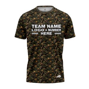 Custom Fully Sublimated Forest Camo Pattern Two Performance Jersey 1172