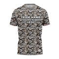 Custom Fully Sublimated Forest Camo Pattern Three Performance Jersey 1179
