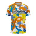 Custom Fully Sublimated Vibrant Camo Pattern Texture Multicolor Two Performance Jersey 1256