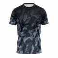 Custom Fully Sublimated Sports Camo Pattern Texture Dark Performance Jersey 1284