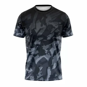 Custom Fully Sublimated Sports Camo Pattern Texture Dark Performance Jersey 1284