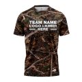 Custom Fully Sublimated Realistic Forest Camo Pattern Performance Jersey 1361