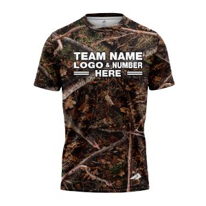 Custom Fully Sublimated Realistic Forest Camo Pattern Performance Jersey 1361