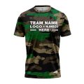 Custom Fully Sublimated Traditional Camo Pattern Black Green Brown Performance Jersey 1368