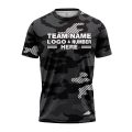 Custom Fully Sublimated Cool Camo Pattern Blue White Performance Jersey 1454