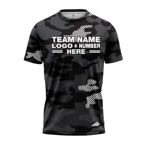 Custom Fully Sublimated Cool Camo Pattern Blue White Performance Jersey 1454