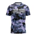 Custom Fully Sublimated Urban Night Camo Two Pattern Blues Performance Jersey 1472