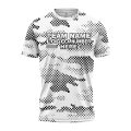 Custom Fully Sublimated Pixel Camo Pattern White Black Performance Jersey 1493