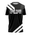 Custom Fully Sublimated Sport Neon Pattern Black White Performance Jersey 1651