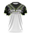 Custom Fully Sublimated Adventure BMX Neon Pattern Black Gray Yellow Performance Jersey 1707