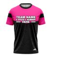 Custom Fully Sublimated Basic Neon Pattern Black Pink Performance Jersey 1693