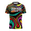 Custom Fully Sublimated Psychedelic Neon Pattern Multicolor Performance Jersey 1819