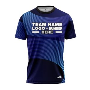 Custom Fully Sublimated Retro Style Neon Pattern Blues Performance Jersey 1826
