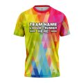 Custom Fully Sublimated Energetic Neon Pattern Multicolor Performance Jersey 1854
