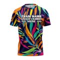 Custom Fully Sublimated Vivid Tropical Floral Pattern Multicolor Performance Jersey 2029