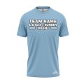 Custom Fully Sublimated Solid I6 Pattern Sky Blue Cloud Performance Jersey 2092